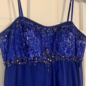 Cobalt Blue Prom Dress